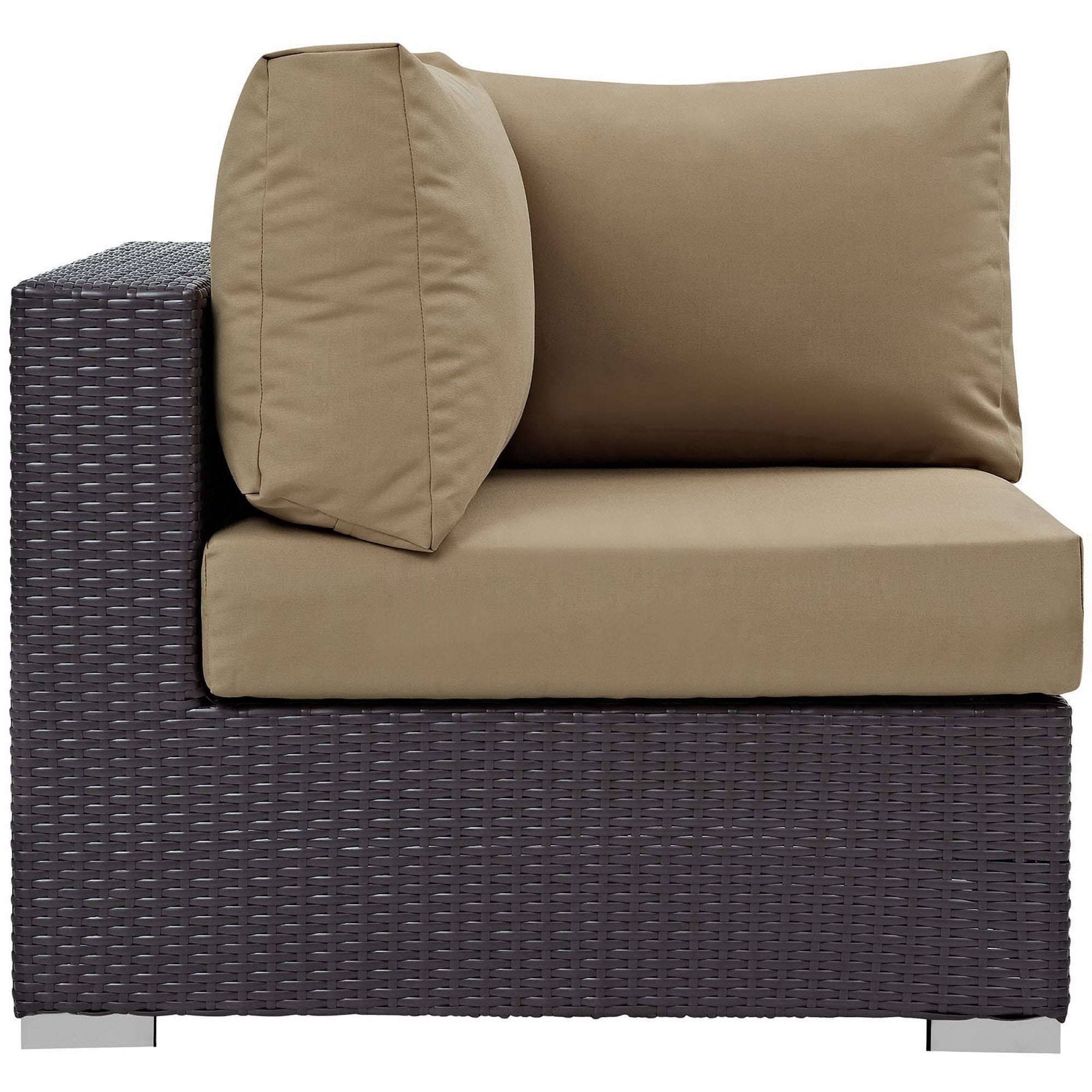 Convene Outdoor Patio Corner - Espresso Mocha