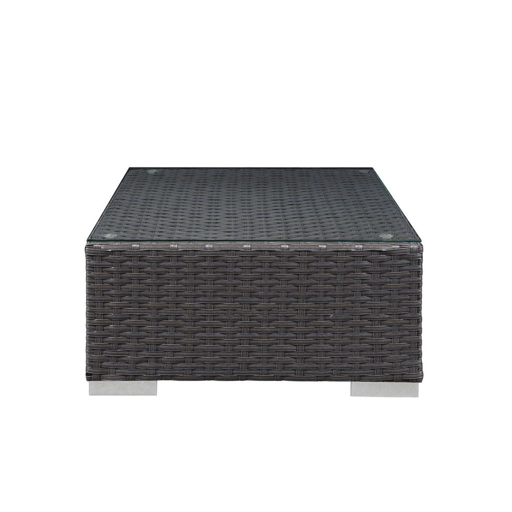 Sojourn Outdoor Patio Sunbrella Ottoman - Canvas Navy