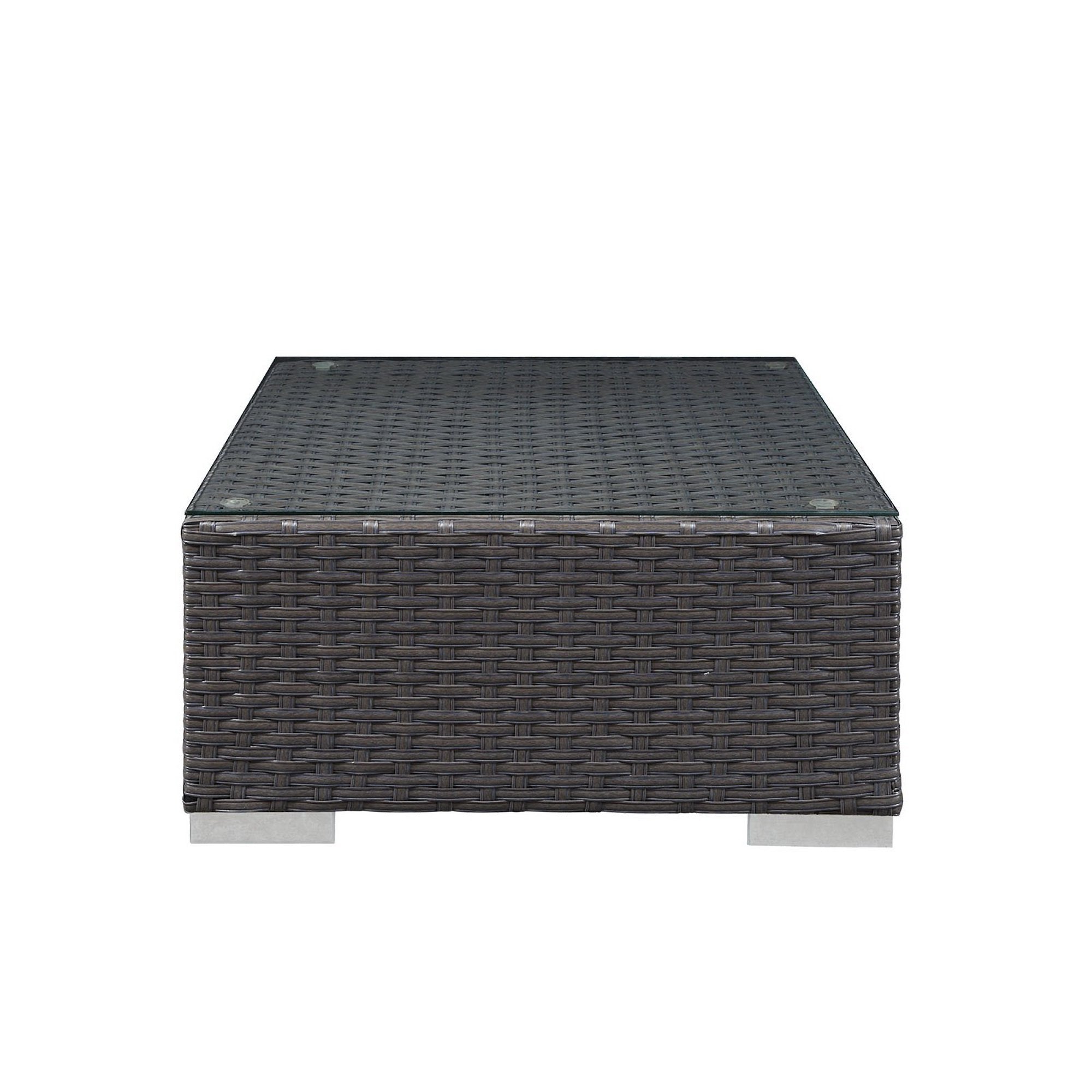 Sojourn Outdoor Patio Sunbrella Ottoman - Canvas Navy