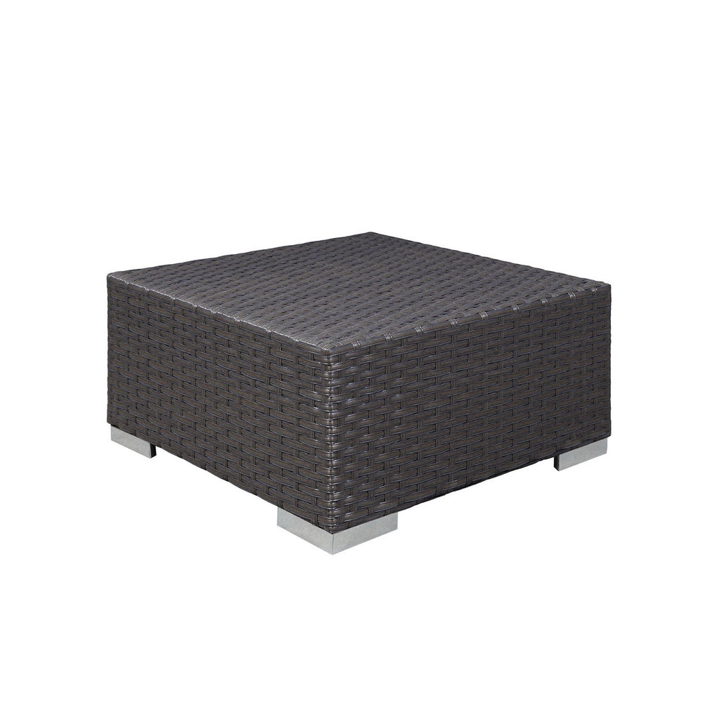 Sojourn Outdoor Patio Sunbrella Ottoman - Canvas Navy