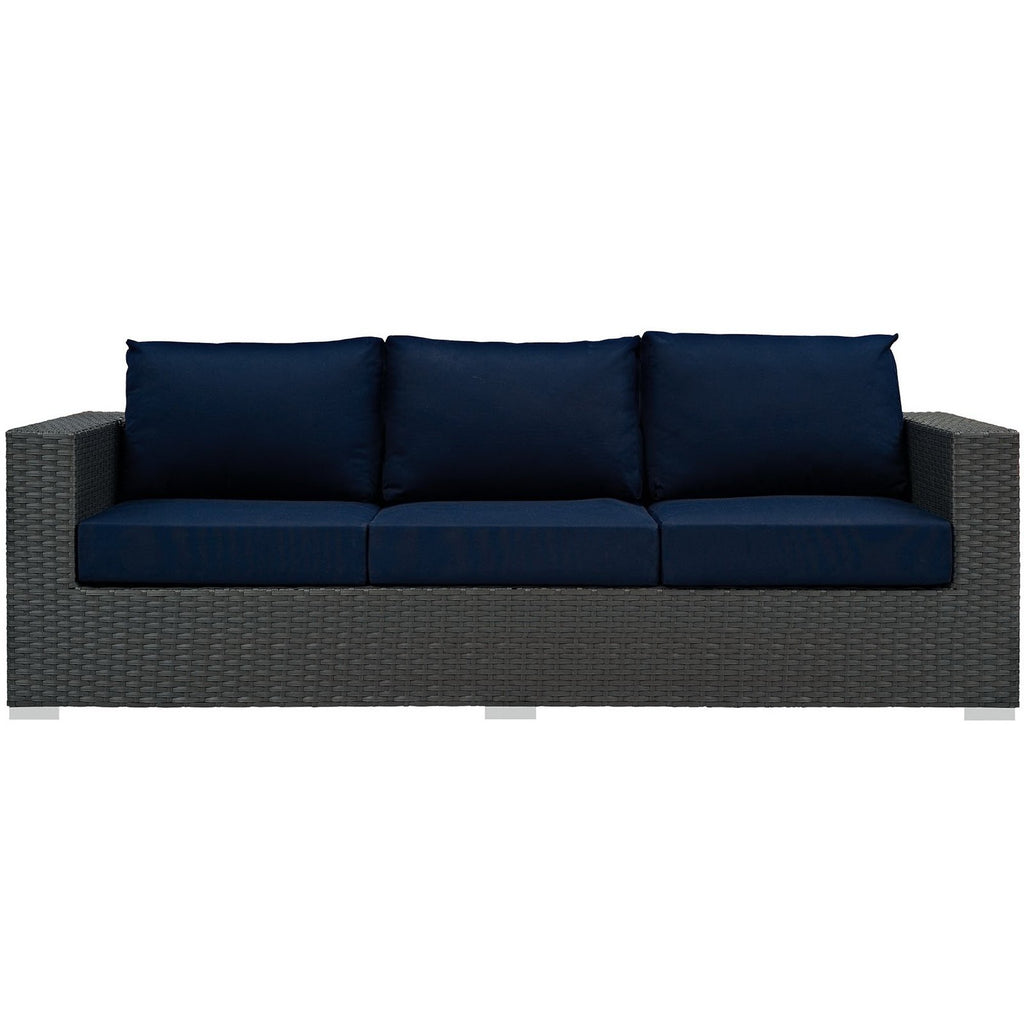 Sojourn Outdoor Patio Sunbrella Sofa - Canvas Navy