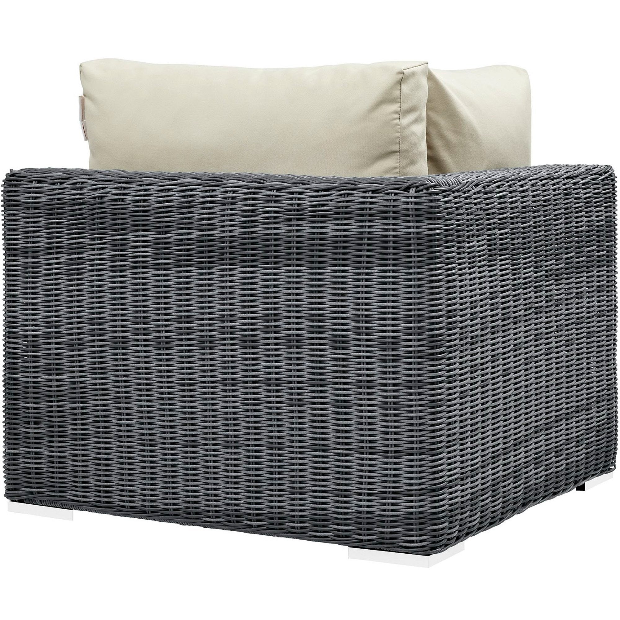 Summon Outdoor Patio Sunbrella Corner - Canvas Antique Beige