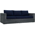 Summon Outdoor Patio Sunbrella Sofa - Canvas Navy