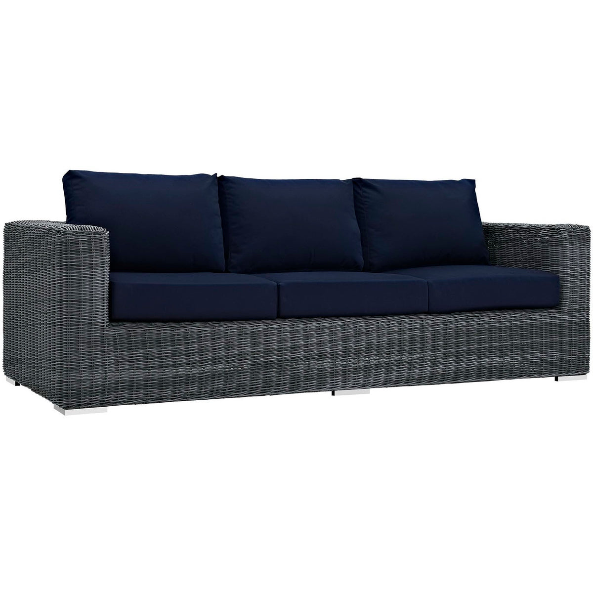 Summon Outdoor Patio Sunbrella Sofa - Canvas Navy