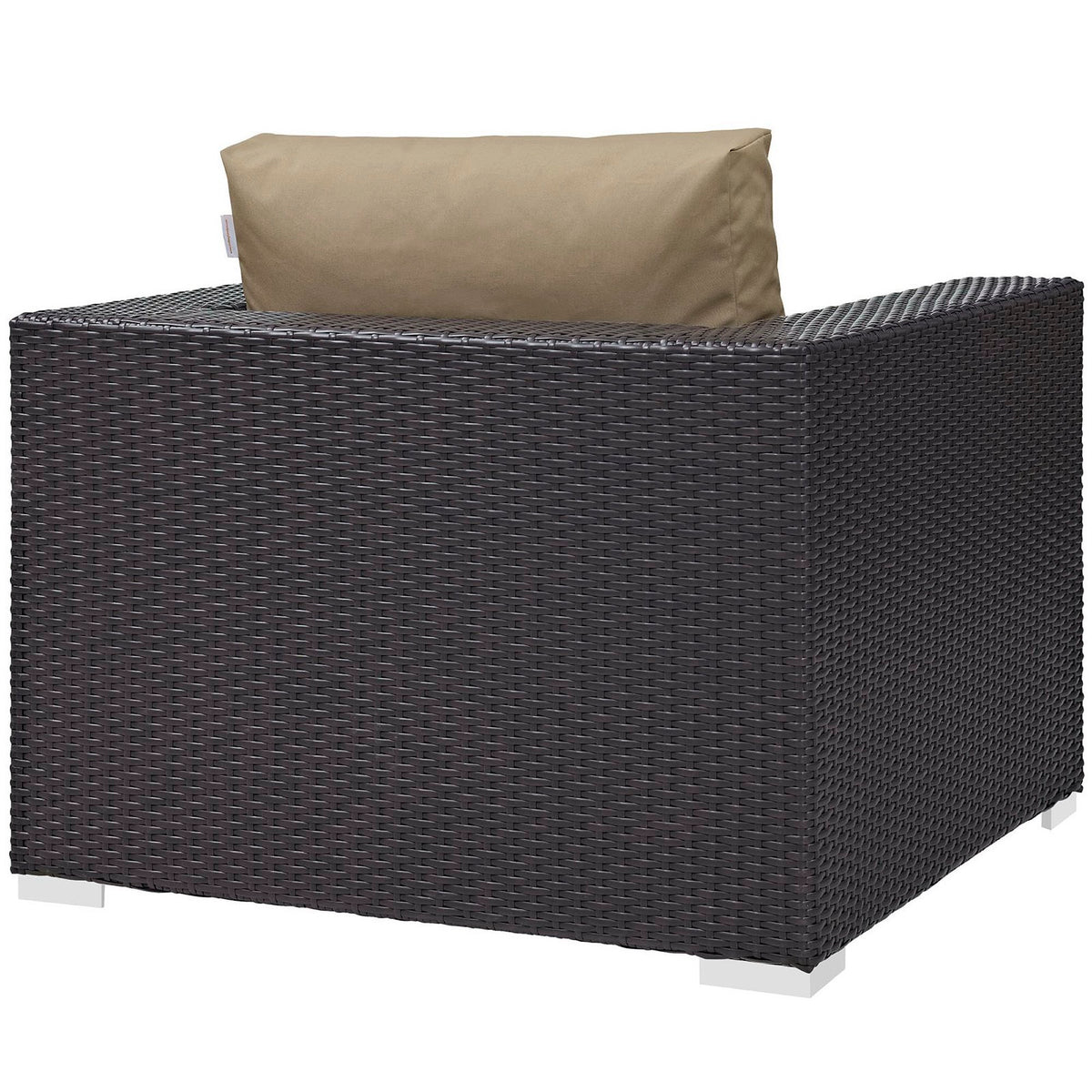 Convene Outdoor Patio Armchair - Espresso Mocha