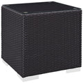 Convene Outdoor Patio Side Table - Espresso