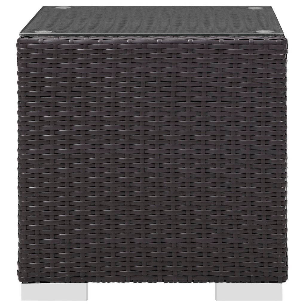 Convene Outdoor Patio Side Table - Espresso