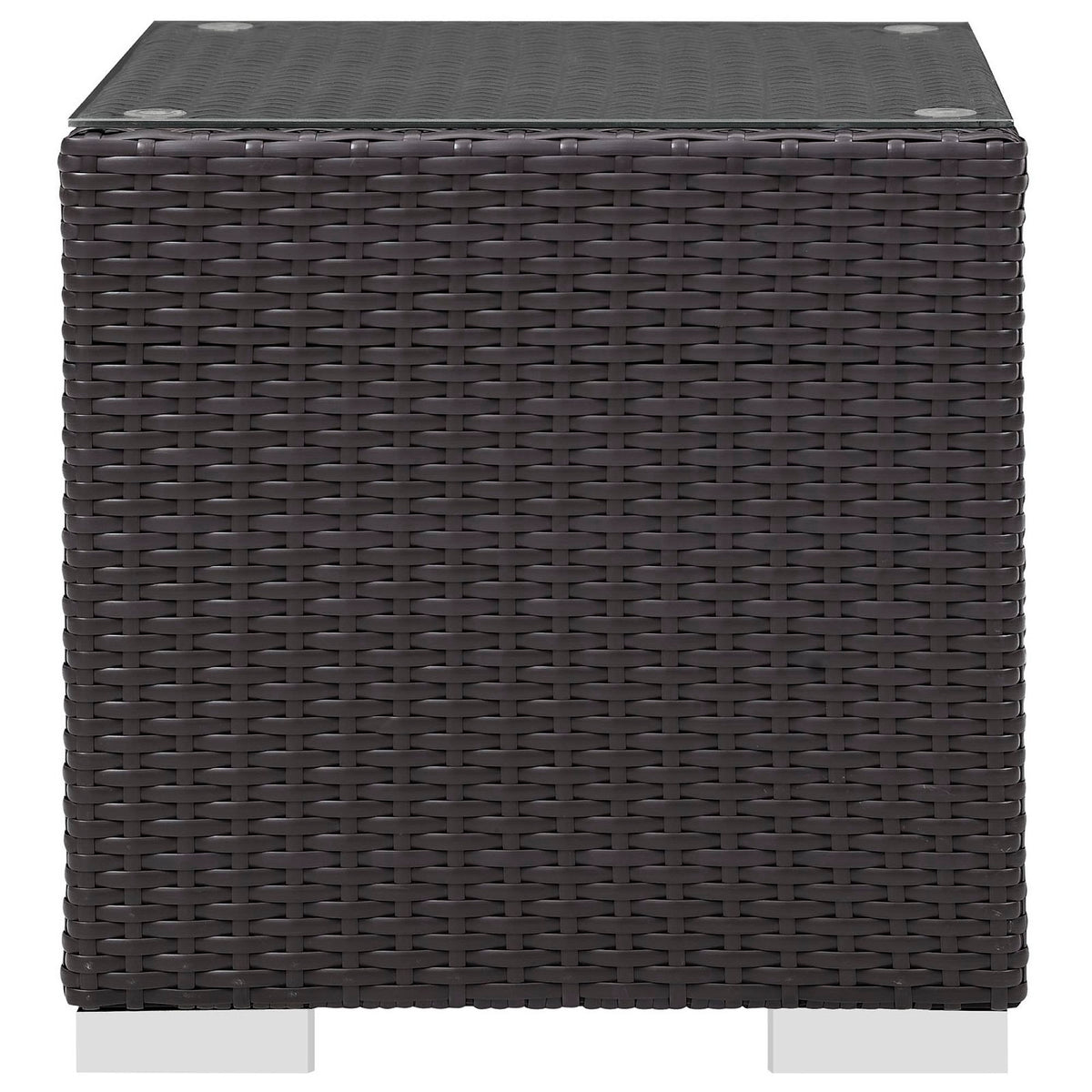Convene Outdoor Patio Side Table - Espresso
