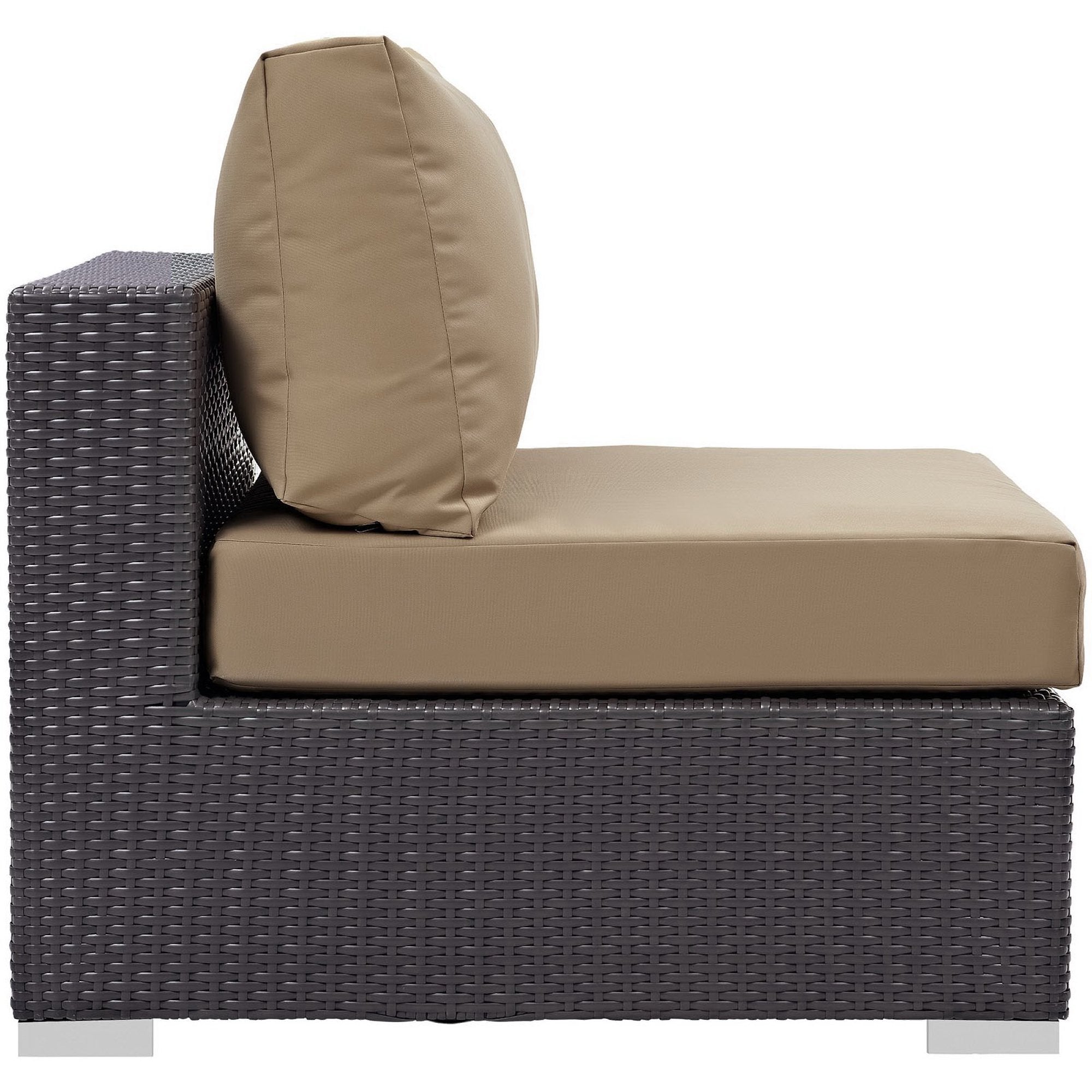 Convene Outdoor Patio Armless - Espresso Mocha