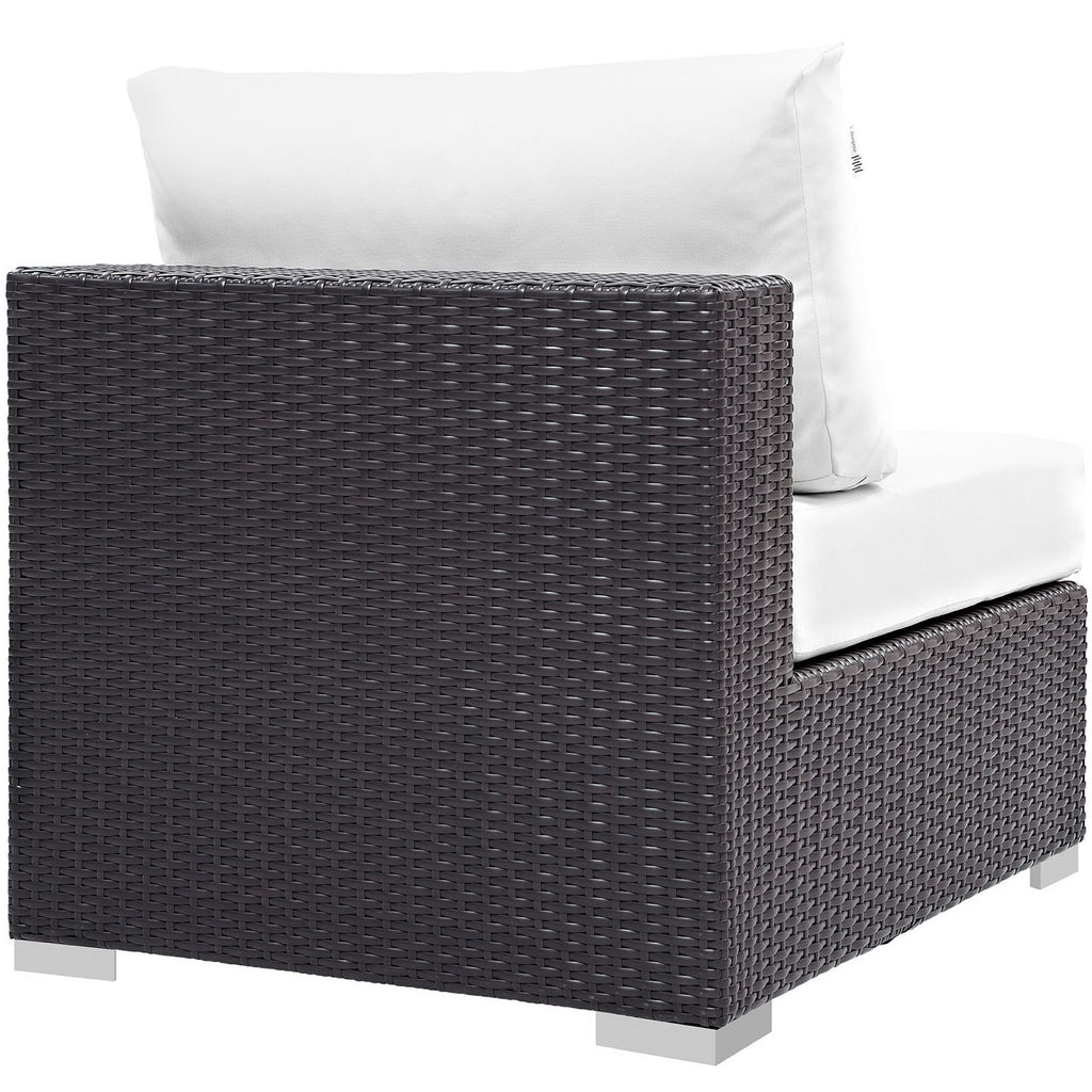 Convene Outdoor Patio Armless - Espresso White