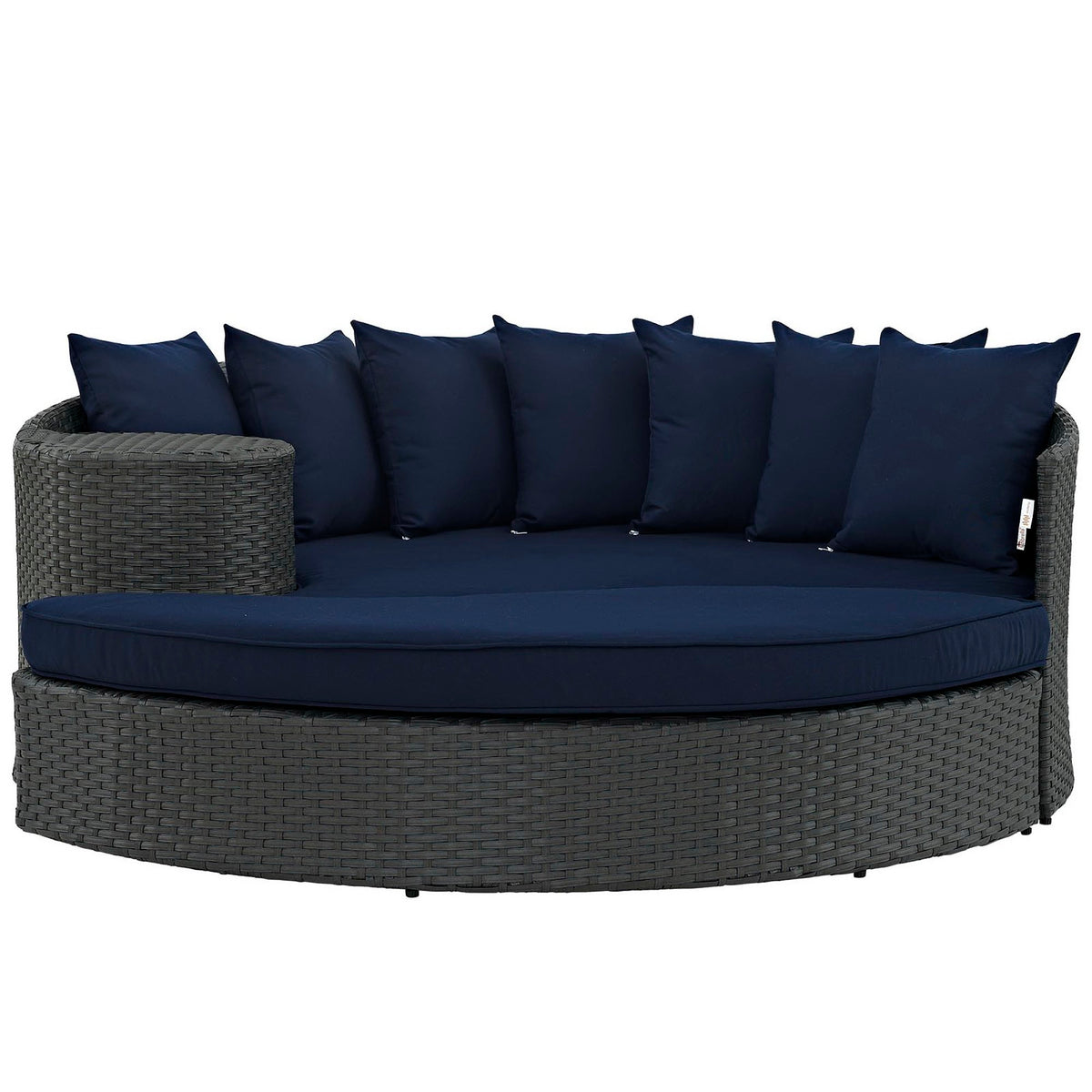 Sojourn Outdoor Patio Sunbrella Daybed - Canvas Navy (Bed, Ottoman)