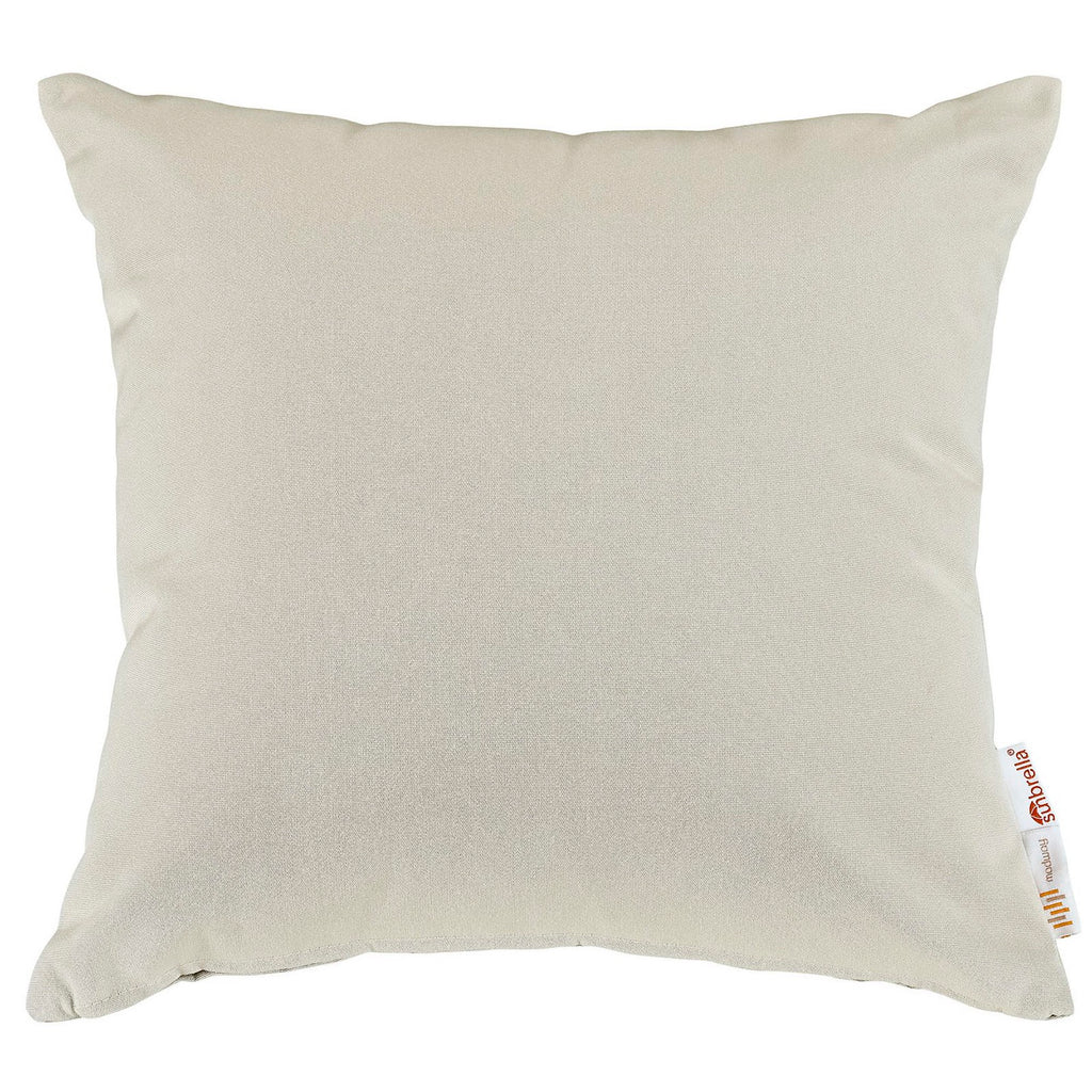 Summon 2 Piece Outdoor Patio Sunbrella Pillow Set - Beige