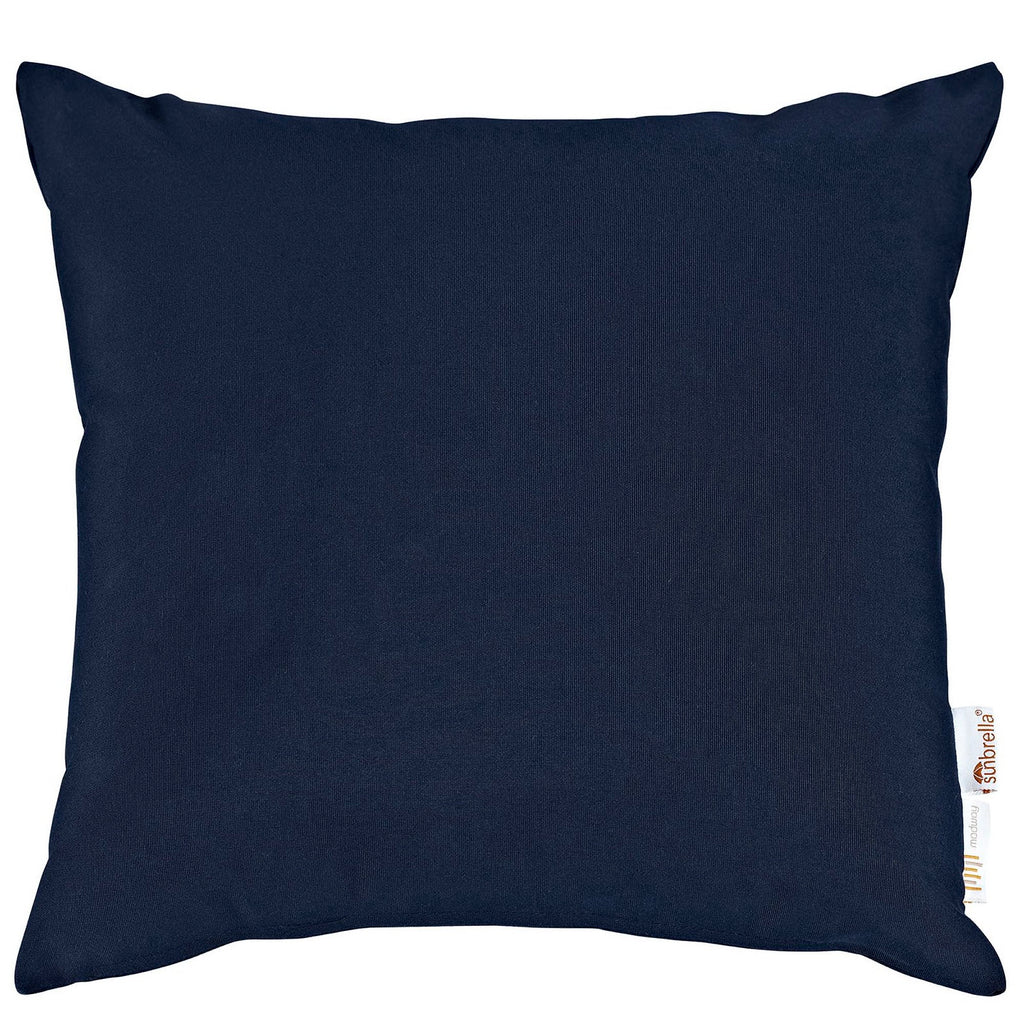 Summon 2 Piece Outdoor Patio Sunbrella Pillow Set - Navy