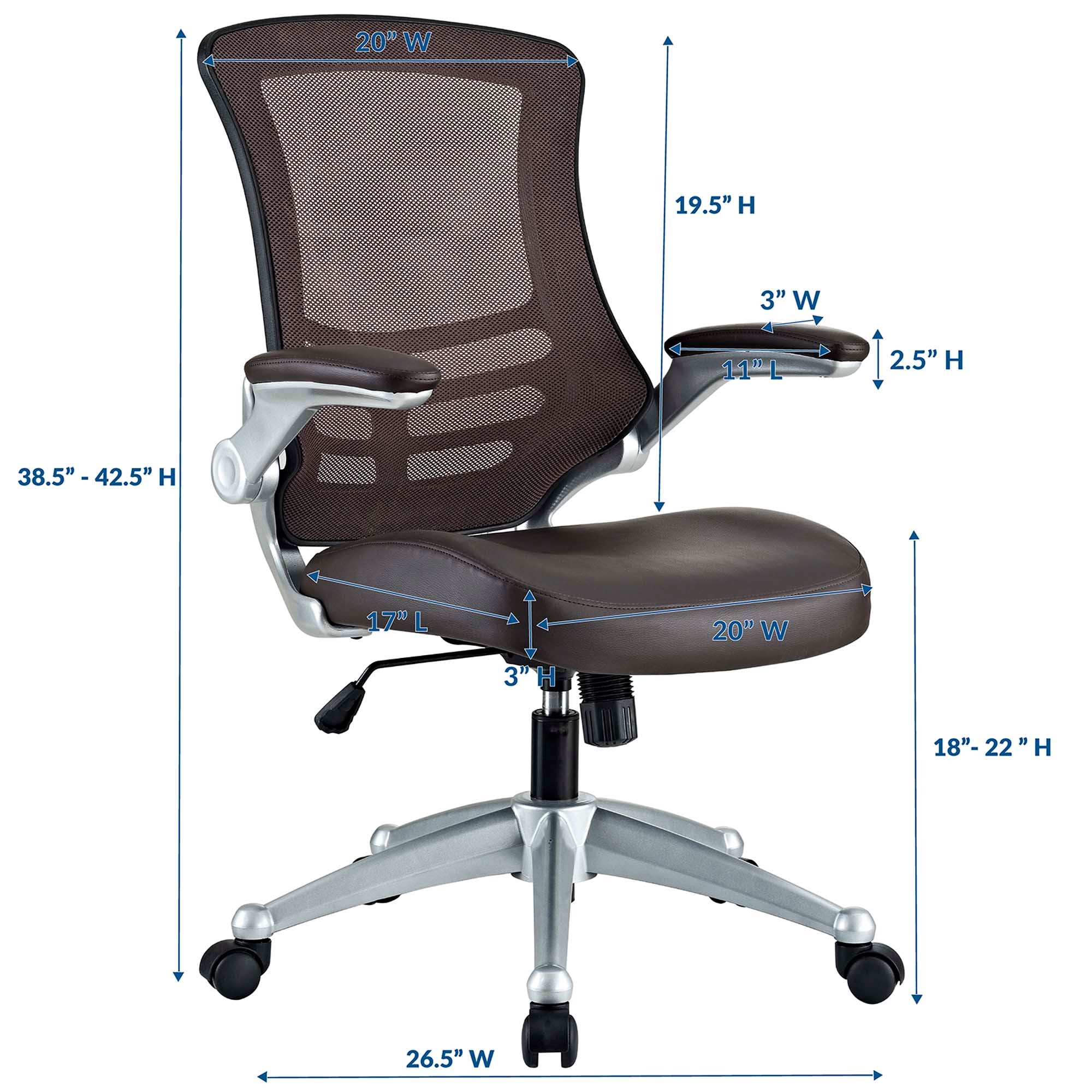 Attainment Office Chair - Brown