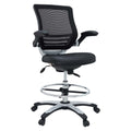 Edge Drafting Chair - Black