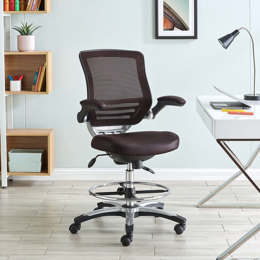 Edge Drafting Chair - Brown