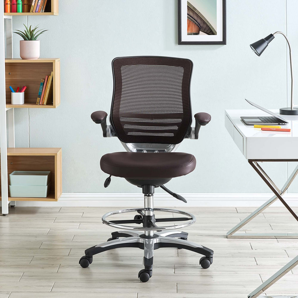 Edge Drafting Chair - Brown