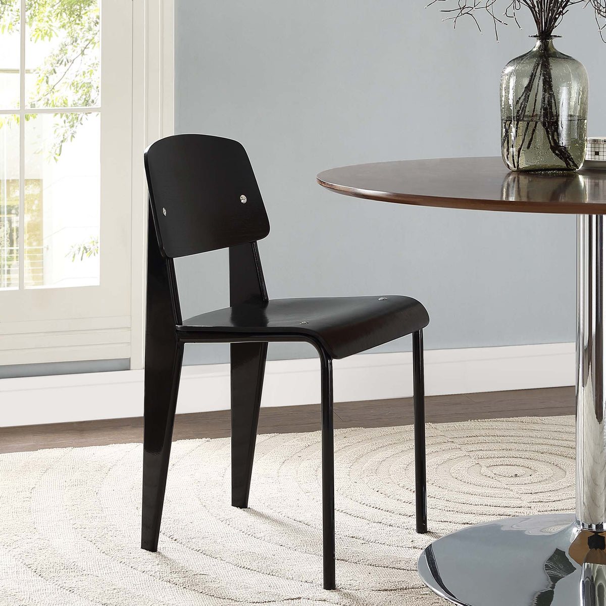 Cabin Dining Side Chair - Black Black