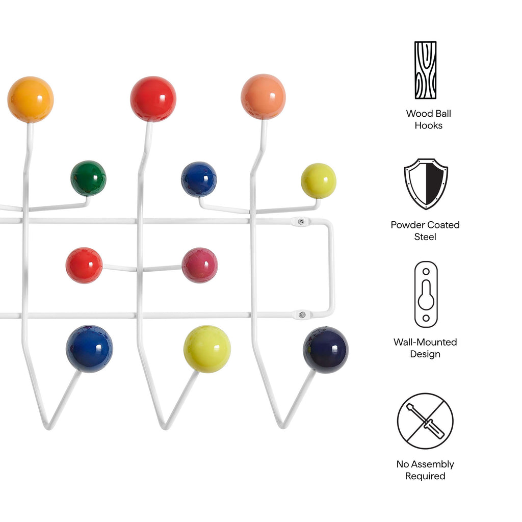 Gumball Coat Rack - Multicolored