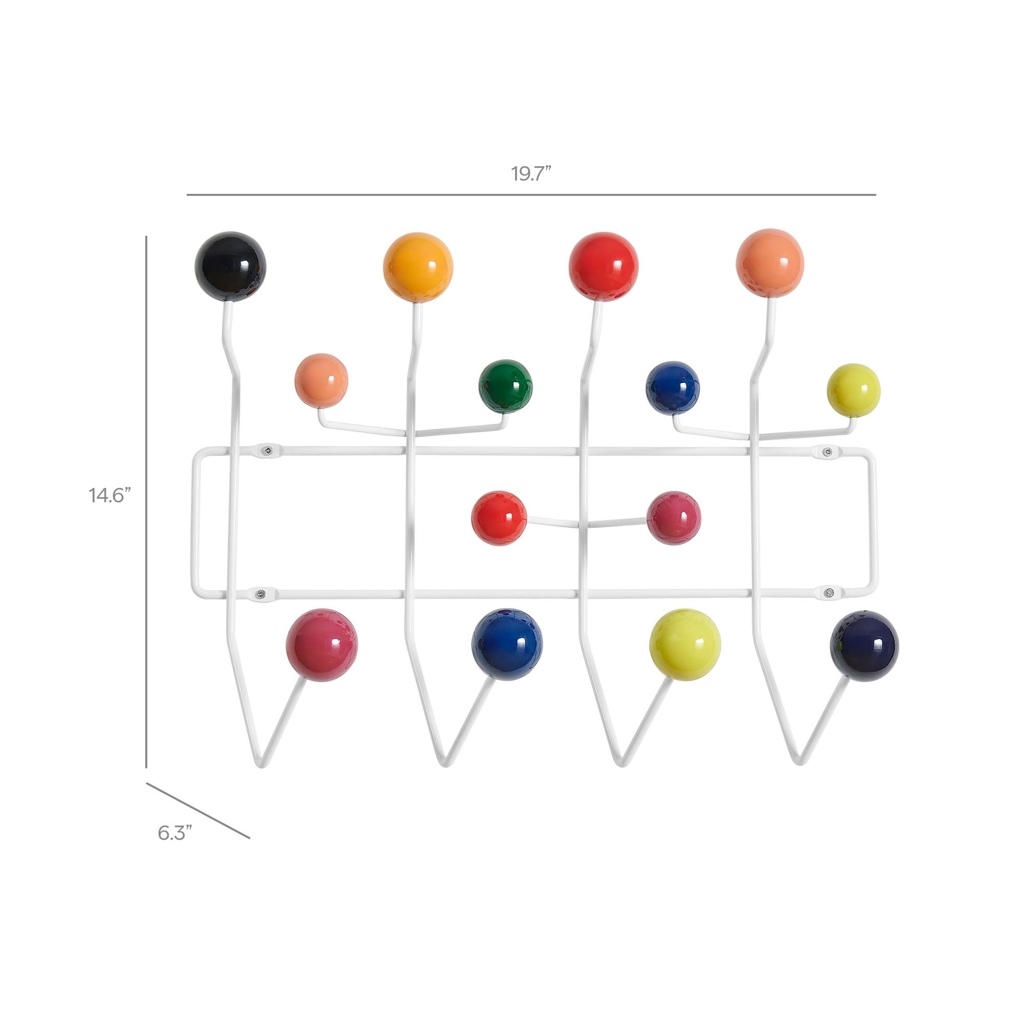 Gumball Coat Rack - Multicolored