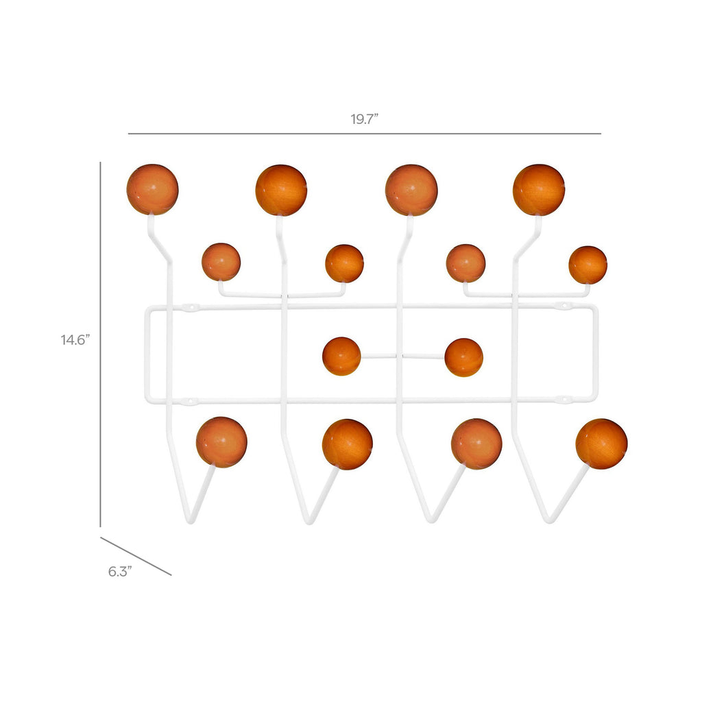 Gumball Coat Rack - Caramel