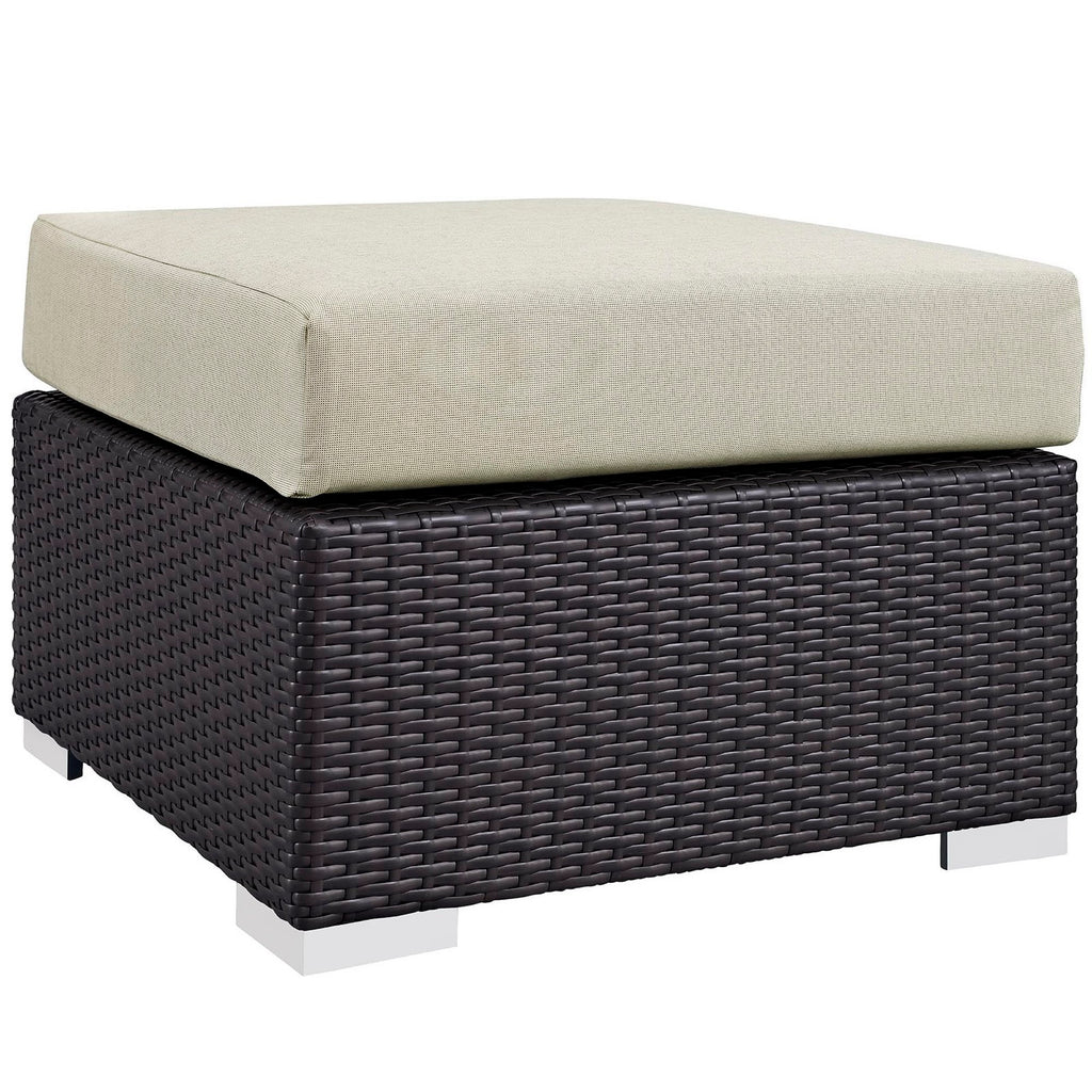 Convene 3 Piece Outdoor Patio Sofa Set - Espresso Beige