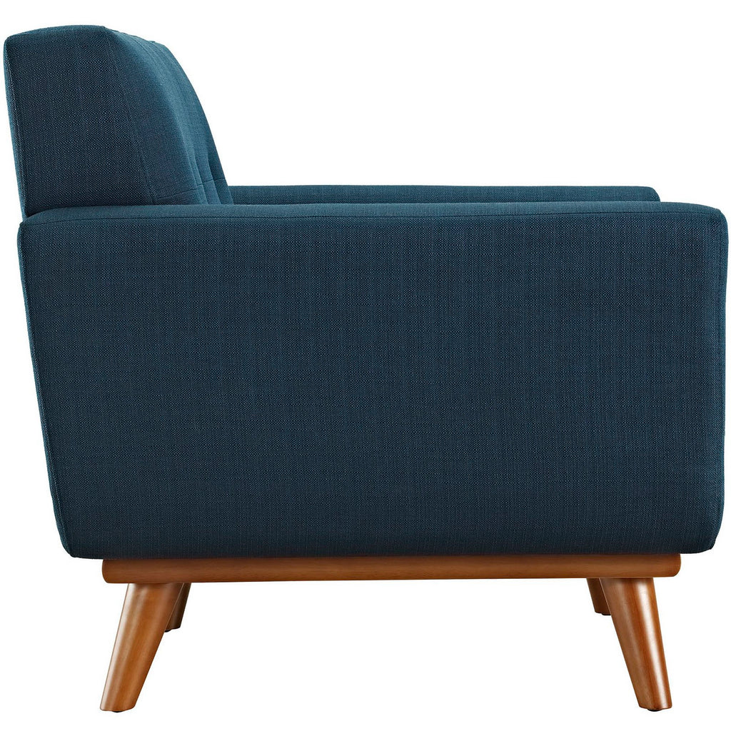 Engage 2 Piece Armchair and Ottoman - Azure
