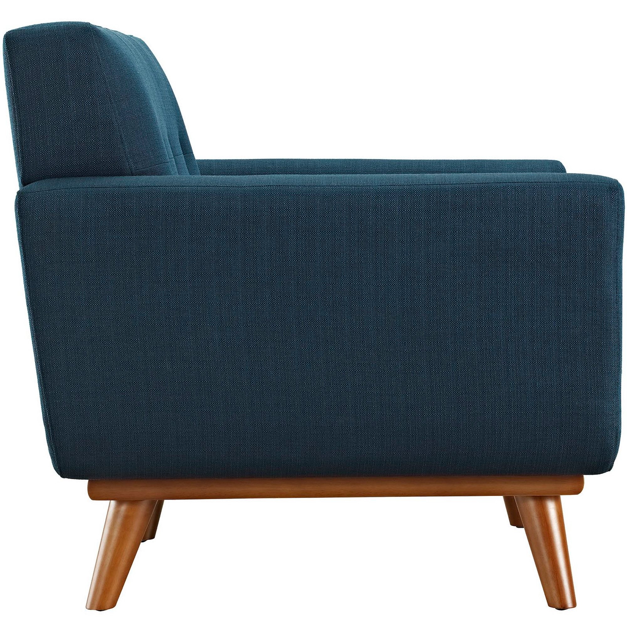 Engage 2 Piece Armchair and Ottoman - Azure