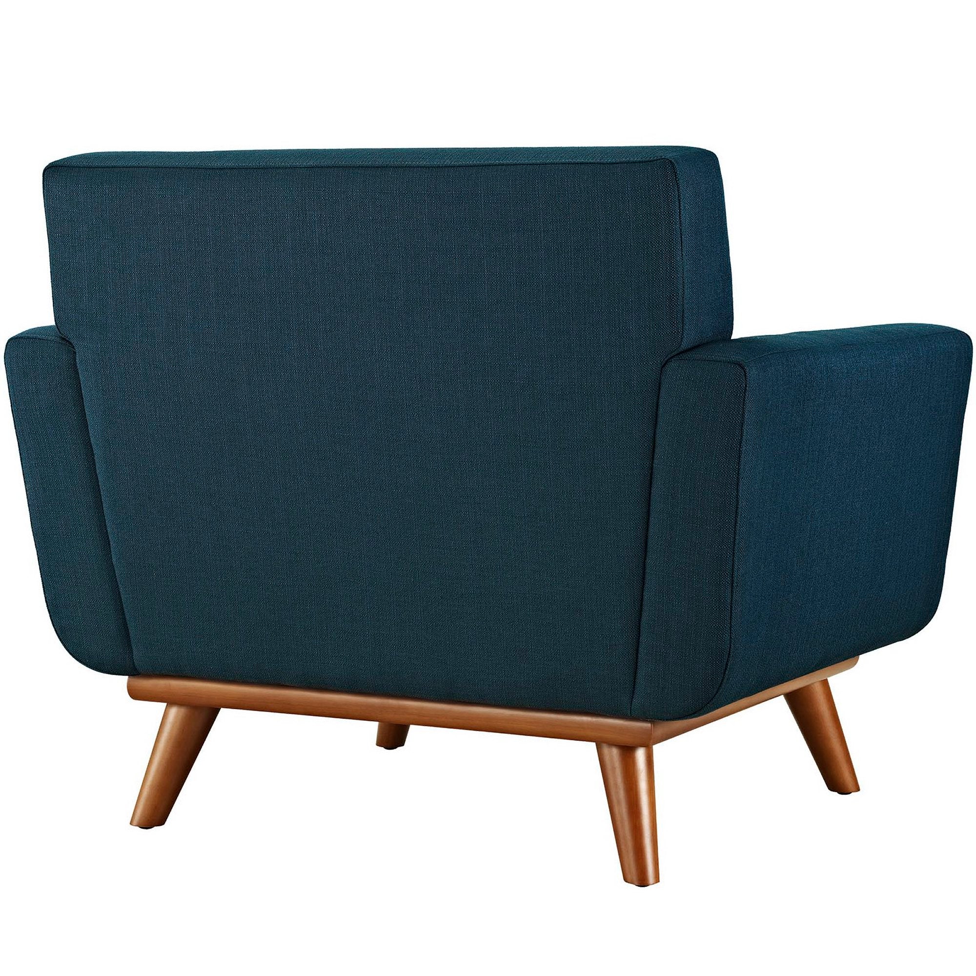 Engage 2 Piece Armchair and Ottoman - Azure