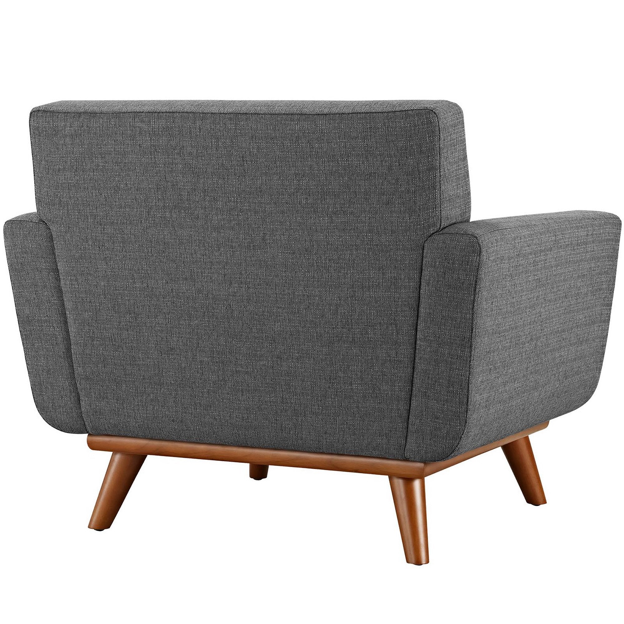 Engage 2 Piece Armchair and Ottoman - Gray