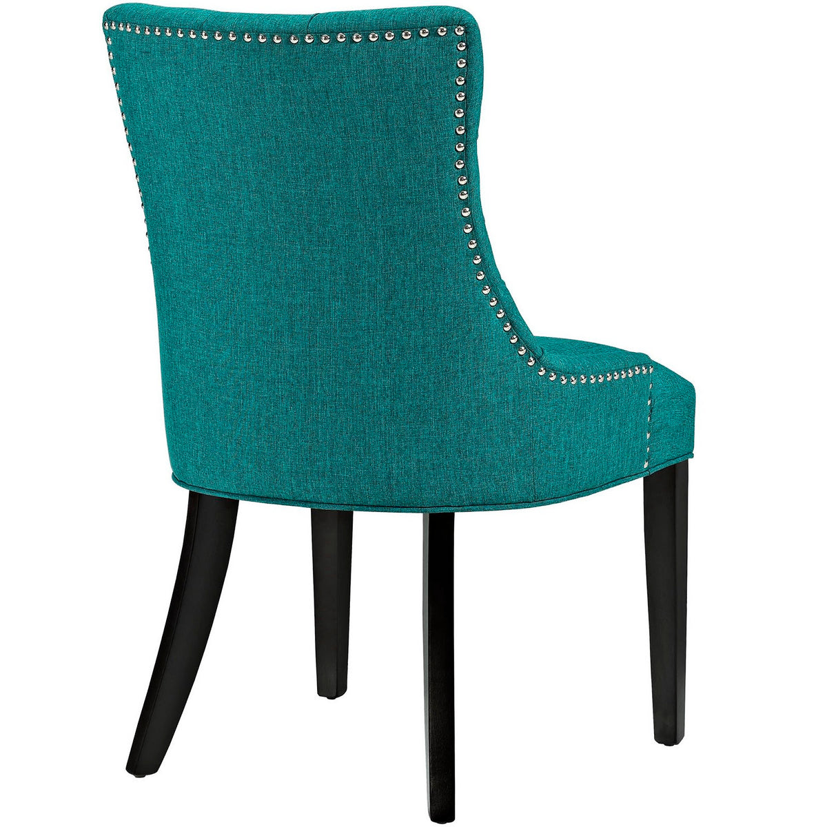 Regent Tufted Fabric Dining Chair - Teal