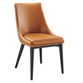 Viscount Vegan Leather Dining Chair - Tan