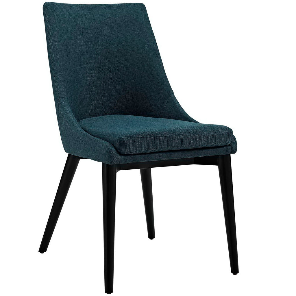 Viscount Fabric Dining Chair - Azure