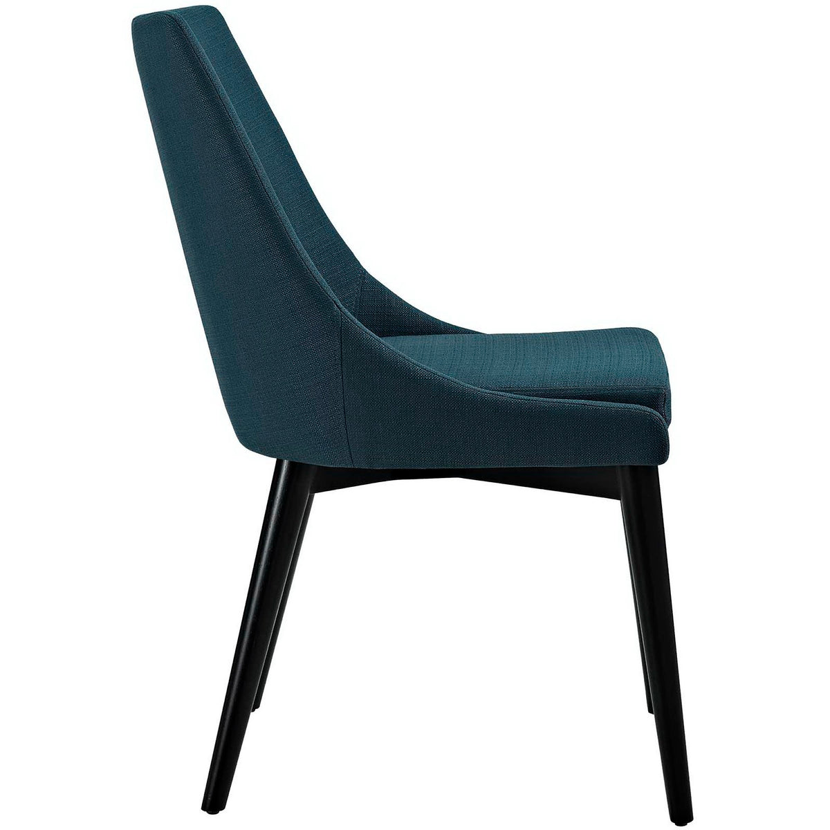 Viscount Fabric Dining Chair - Azure