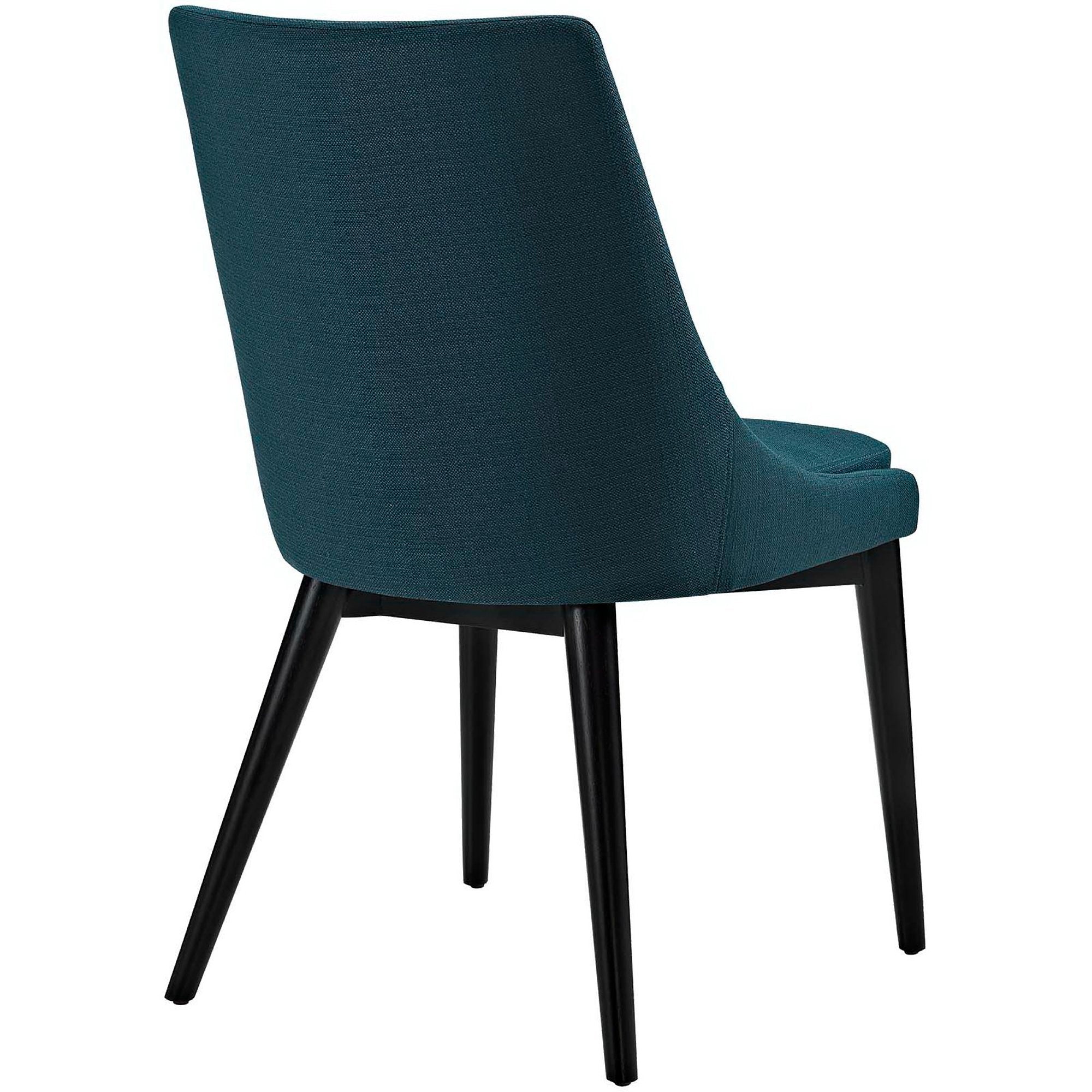 Viscount Fabric Dining Chair - Azure
