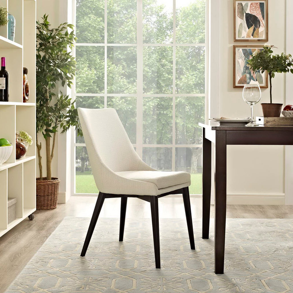 Viscount Fabric Dining Chair - Beige