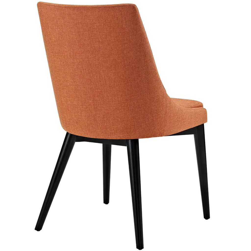 Viscount Fabric Dining Chair - Orange