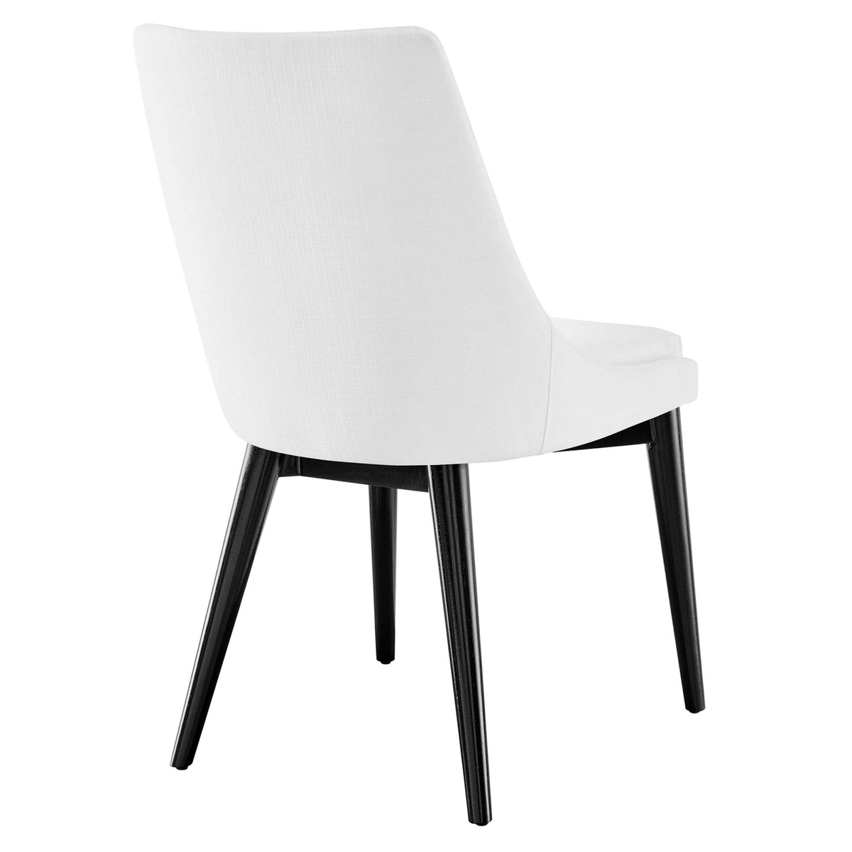 Viscount Fabric Dining Chair - White