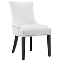 Marquis Vegan Leather Dining Chair - White