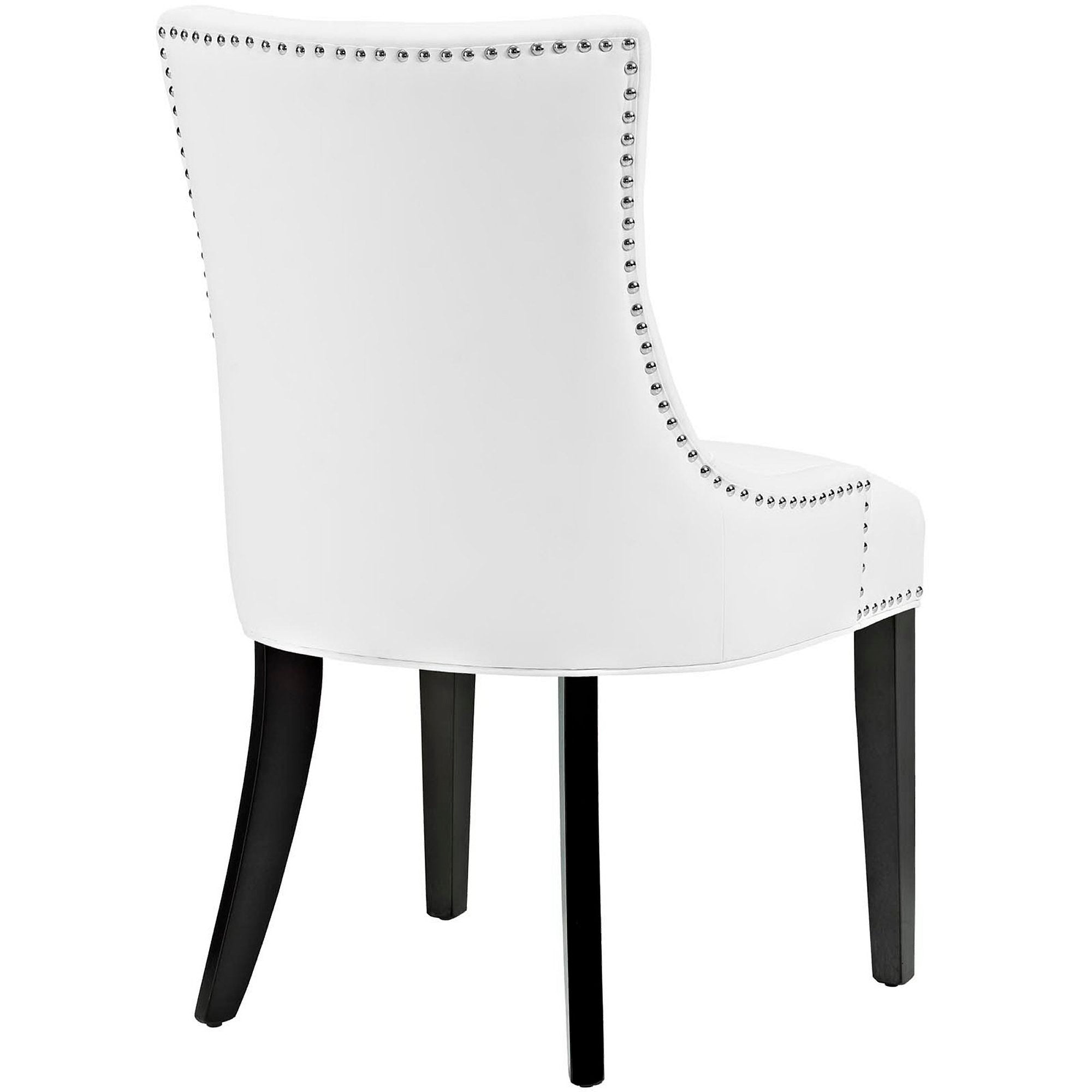 Marquis Vegan Leather Dining Chair - White