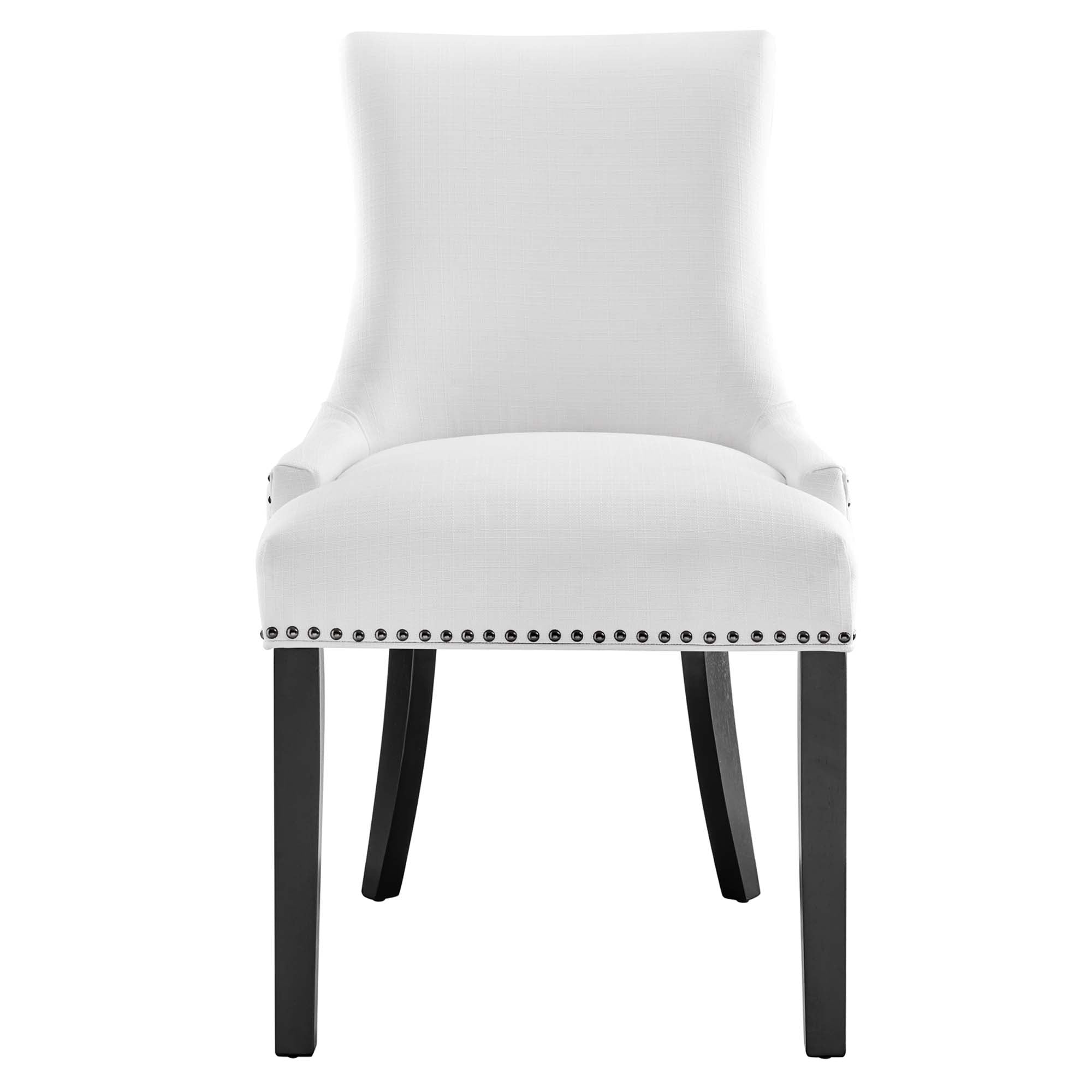 Marquis Fabric Dining Chair - White