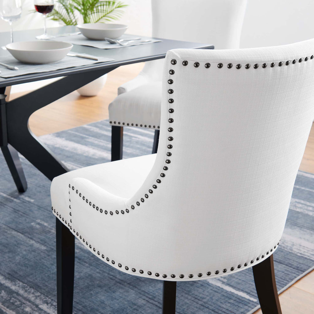 Marquis Fabric Dining Chair - White