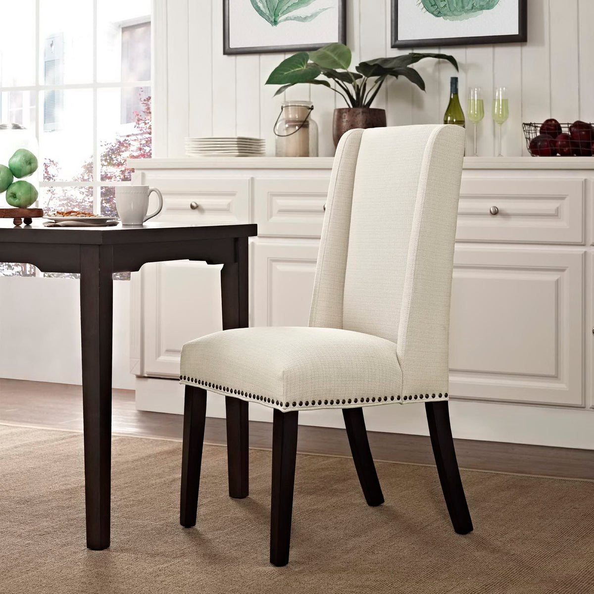 Baron Fabric Dining Chair - Beige