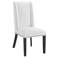 Baron Fabric Dining Chair - White