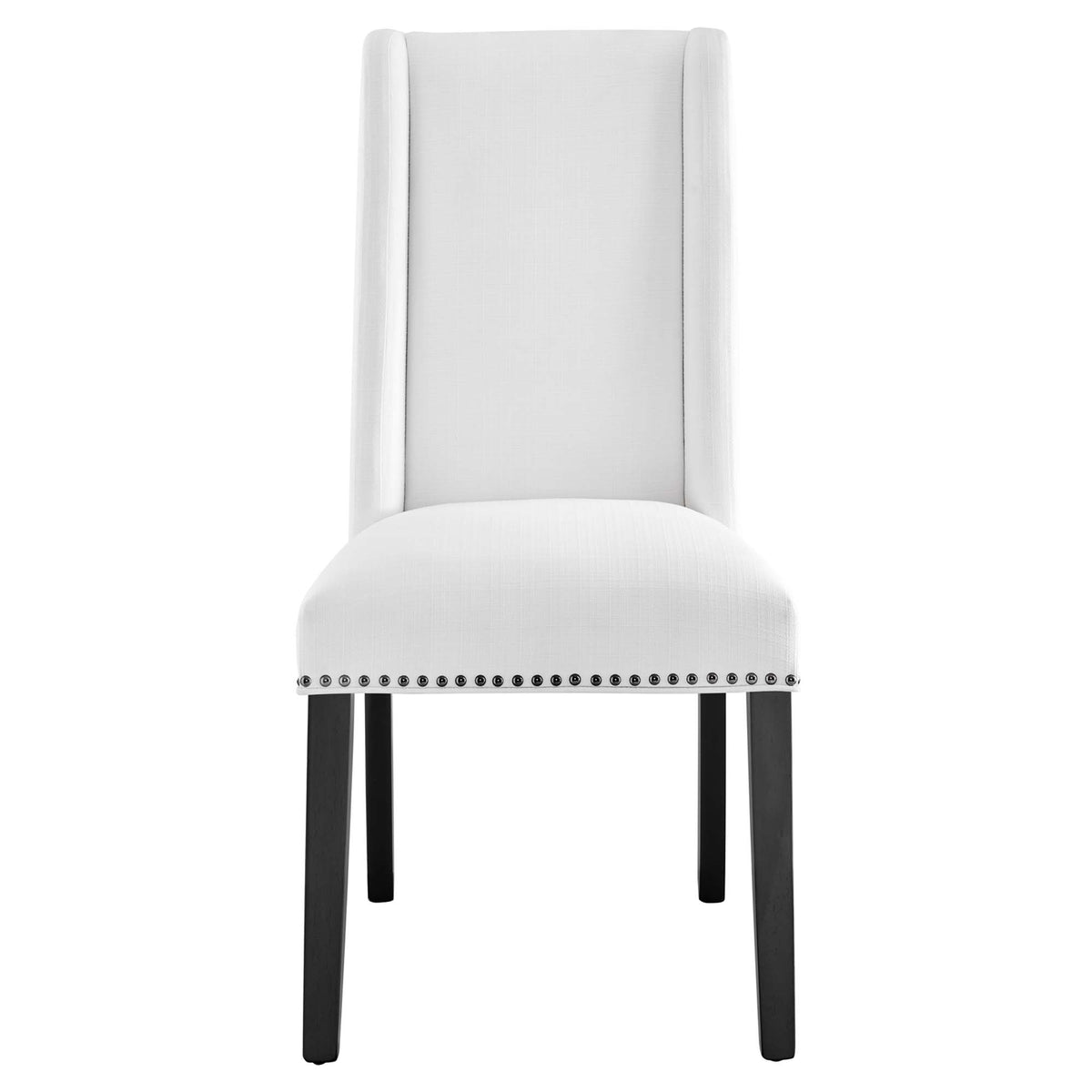 Baron Fabric Dining Chair - White