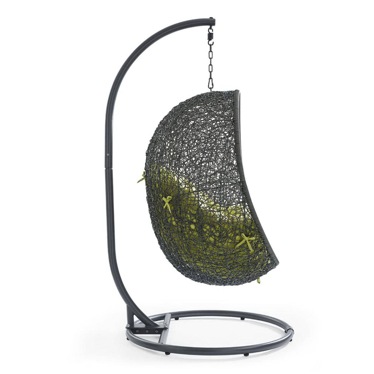 Hide Outdoor Patio Swing Chair With Stand - Gray Peridot