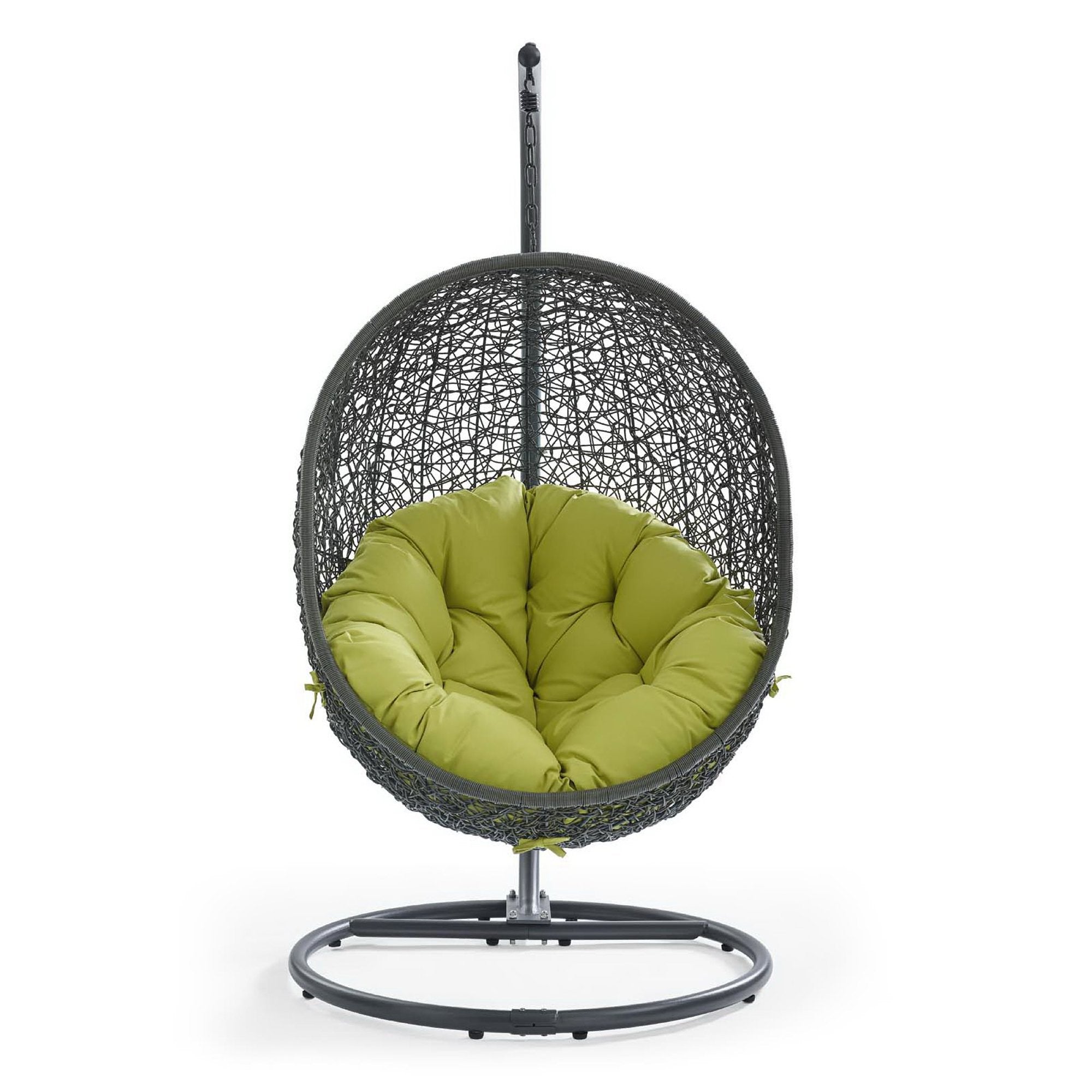 Hide Outdoor Patio Swing Chair With Stand - Gray Peridot
