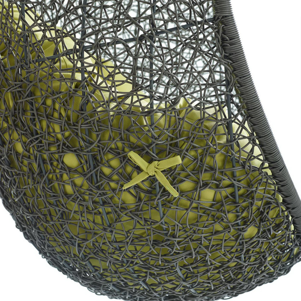 Hide Outdoor Patio Swing Chair With Stand - Gray Peridot