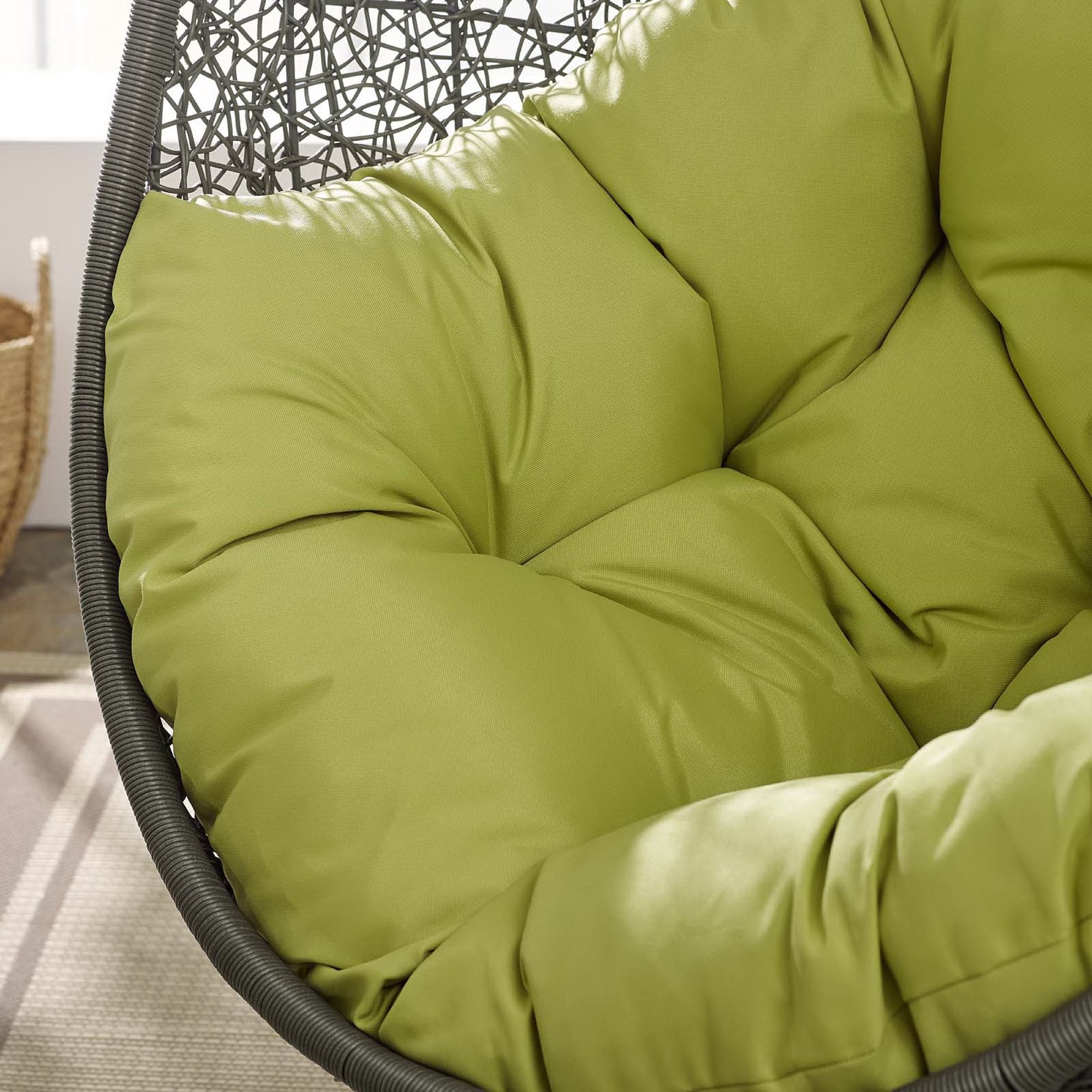 Hide Outdoor Patio Swing Chair With Stand - Gray Peridot