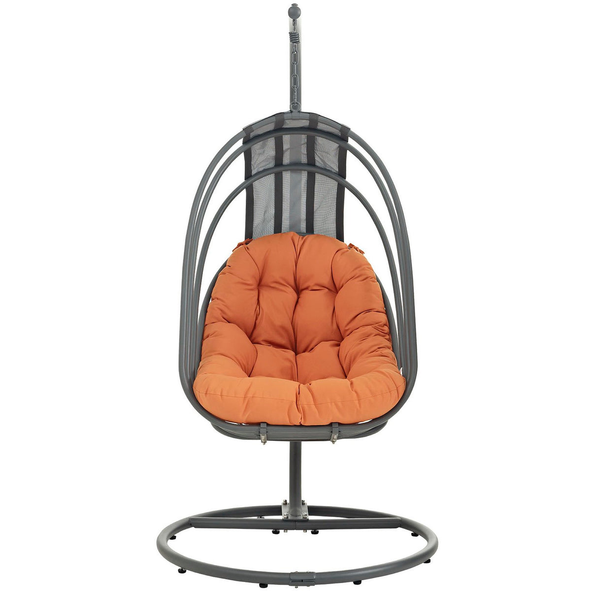 Whisk Outdoor Patio Swing Chair Without Stand - Orange
